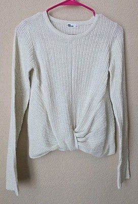 EPIC THREADS girls Bage Knit  Knotted Button  Sweater Longsleeve Size XL