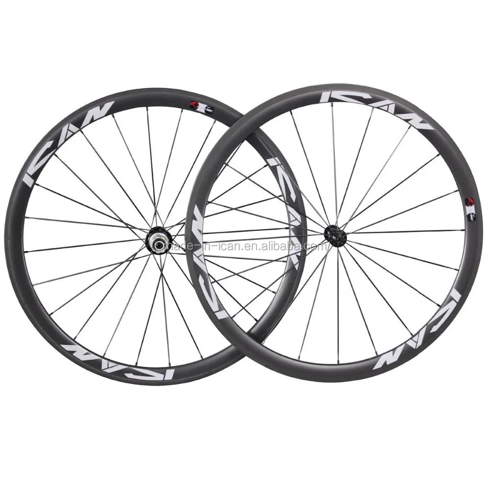Full Carbon Wheelset 23mm Width Tubular Wheels Ud Matt/gloss