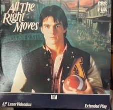 All The Right Moves Laserdisc, 1984 Tom Cruise