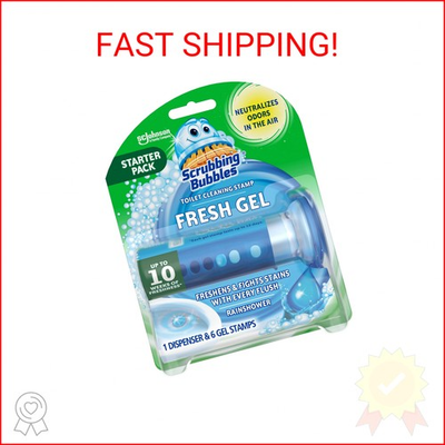 #ad Scrubbing Bubbles Fresh Gel Toilet Bowl Cleaning Stamps Helps Keep Toilet Clean $6.49