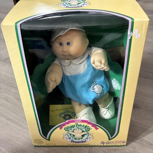 1985 Cabbage Patch Kids March of Dimes Preemie In Original Box   #3870