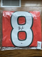 Maillot signé Duke Johnson Miami Hurricanes (Beckett COA) Texans Feature Back 