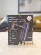 NIB Homedics Rechargeable Percussion Massager 4 Massage Speeds, 3 Hour Run Time