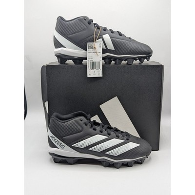 adidas Adizero Impact.2 Youth Boys Size 4.5 Football Cleats Black