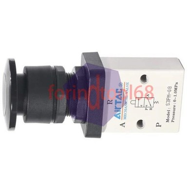 1PCS NEW AIRTAC Push-button type Mechanical valve S3PM-08