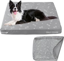 Waterproof Dog Bed Cover, Removable Dog Bed Covers Replacement Washable with