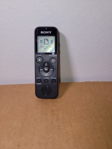 Dictaphone Numérique Sony ICD-PX370 4GB Avec Slot Micro SD - Enregistrement MP3 Haute Qualité, USB Rétractable, Lecteur MP3 - Autonomie 57h