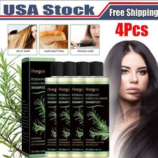 4Pcs Organic-Rosemary Hair Growth Shampoo Unisex Hydrolyzed Keratin Shampo 100ML