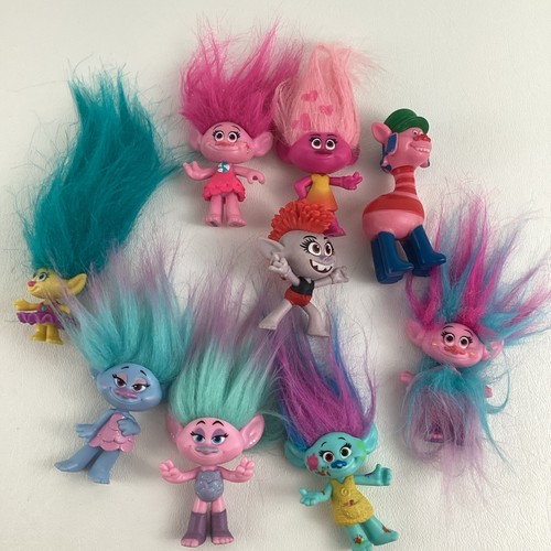 Trolls World Tour Movie Action Figure Doll Toy Lot Cooper Poppy Queen Barb Moxie - Picture 3 of 6