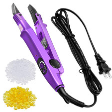 Fusion Hair Extensions Tool with Keratin Glue Granule Beads, US Plug, B Head Pu
