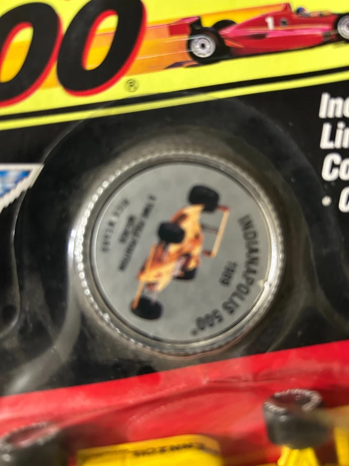 Matchbox Indy 500 w Limited Edition Collector Coin 75th anniversary Rick Mears - Image 3 of 4