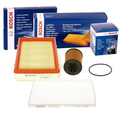 BOSCH POLLEN- LUFT- ÖL-FILTER PAKET passend für Opel Agila