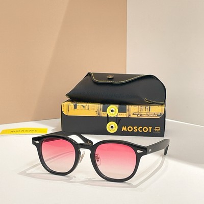 MOSCOT LEMTOSH Sunglasses 49 24-145   Classic Retro Round Frame, Vintage Acetate