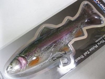 Savage Gear 4D Pulse Tail Trout 20cm, 102g Ghost Trout New SPT-200 Lure