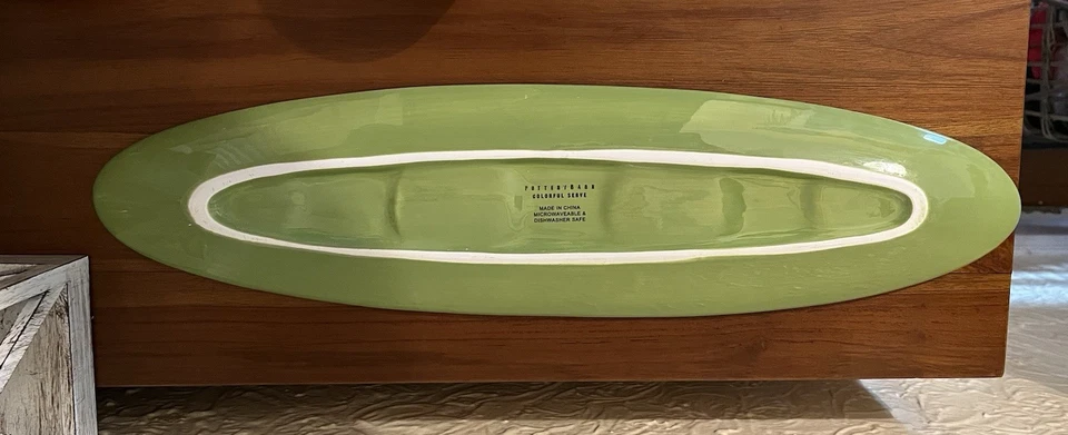 Pottery Barn Colorful Serve 4 Condiment Bowls Spoons & Dish New In Original Box - Image 4 of 4