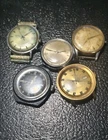 Vintage Men's Watches  Timex,Wyle, Part/repair Lot of 5