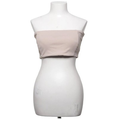 Reserved, Crop Top, Größe: M, Beige, Baumwolle/Elasthan/Polyamid, Einfarbig #EvV