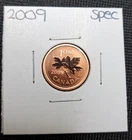 Canada 2009 1 Cent Coin Specimen Magnetic