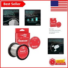 Versatile Red Label Fluorocarbon Fishing Line - 17lb/200yds for Serious Anglers