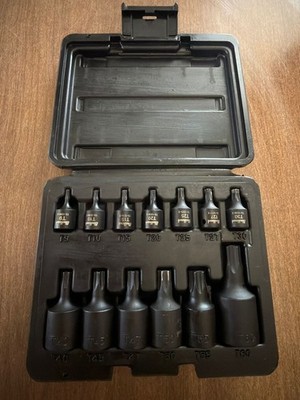 Blackhawk 13 Piece Internal Torx Impact Socket Set T9-T60 TS-1213S