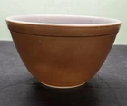 Vintage Pyrex Small Mixing Nesting Bowl # 401 Primary Brown  1- 1/2 pt