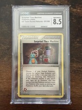 Surprise! Time Machine CGC 8.5 Mint 91/109 Team Rocket Returns Pokemon FREE SHIP on eBay