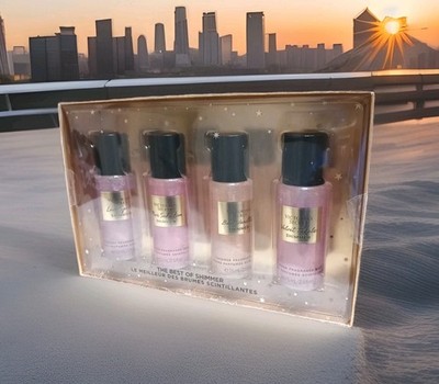 VICTORIA'S secret Favorites Gift Set Shimmer Body Mist Collection Travel Size 