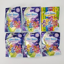 LOT of 6 New Care Bears Blind Bags - 2017 Scented Pastel  2016 Neon Fun