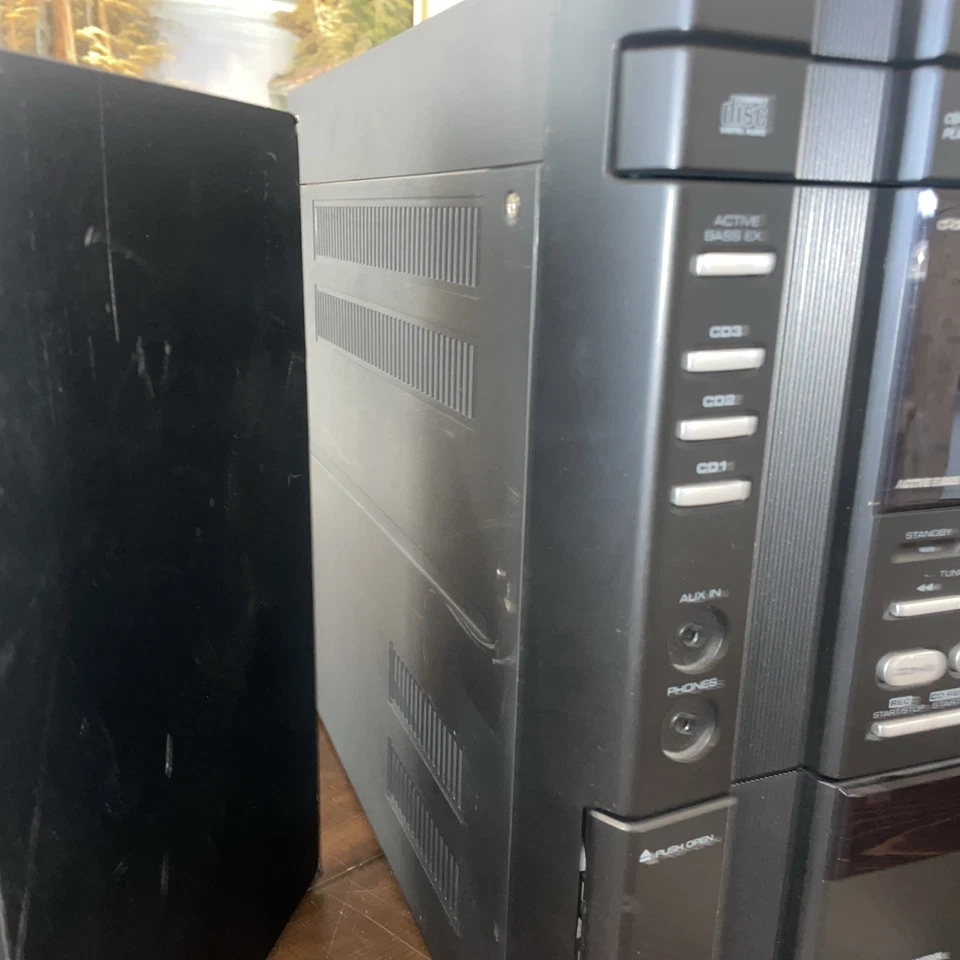 REPAIR JVC MX-KC15 3 CD Changer Dual Cassette Player AM FM Stereo System Read - Image 4 of 4