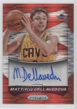 2014-15 Panini Prizm Red Pulsar 128/149 Matthew Dellavedova #54 Auto 0lm