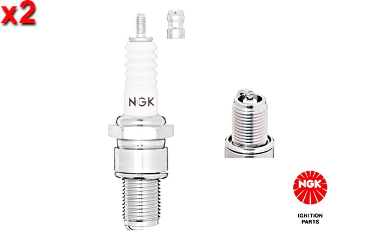 NGK 2x Spark Plug For ALFA ROMEO 164 AUDI 80 BMW FIAT 850 NSU 52-93 60512929