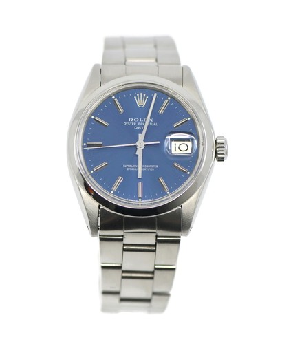 Rolex Oyster Perpetual Date Stainless Steel Watch 1500