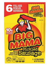 Penrose Big Mama Pickled Sausages, 2.4 oz., 6 Pack