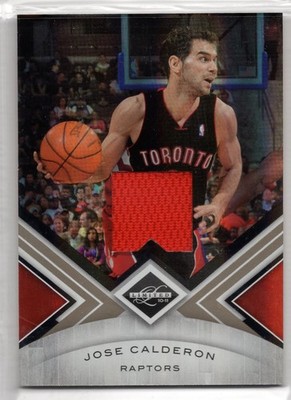 2010-11 Panini Limited Threads 18 Jose Calderon Raptors Jersey 178/199