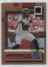 2022 Panini Clearly Donruss Rated Rookie Orange 45/75 Rachaad White #93 1c3k
