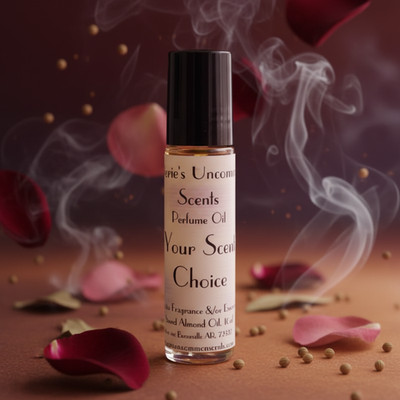 White Patchouli scented 10ml Roll on Bottle PERFUME BODY OIL FRAGRANCE