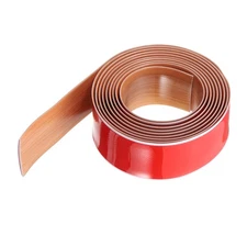 Floor Transition Strip 2" 10ft Self-Adhesive Divider Strip Yellow Wood Grain