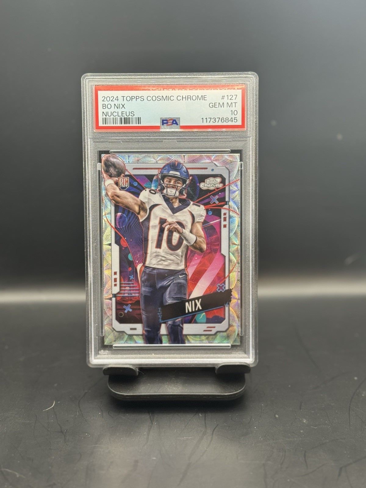 BO NIX RC Rookie PSA 10 - Nucleus Refractor 2024 Topps Cosmic Chrome #127