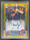 2025 Bowman Jose Pirela Chrome Auto Gold Lava Refractor 1st Prospect #44/50