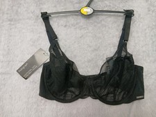 EX M&S Underwired Full Cup Bra Color Black Size 32DD Box BR1-41