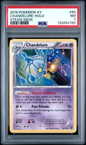 Chandelure graded PSA 7 for sale on eBay