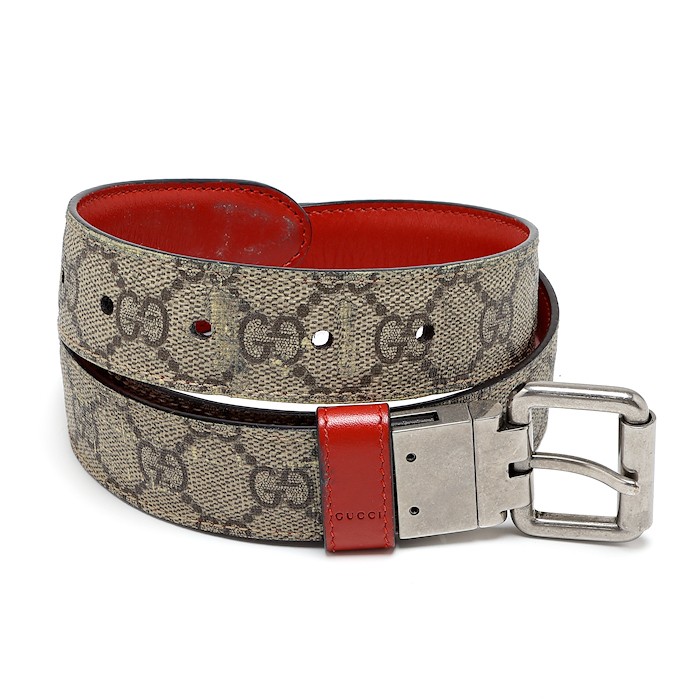 GUCCI Belt One Size Multicolor Unisex Adjustable 5-Hole Buckle