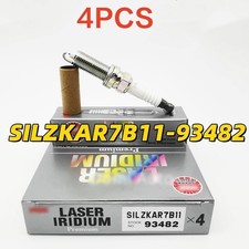 4x New Ngk 93482 Laser Iridium Spark Plug Silzkar7b11 For 11-19 Subar