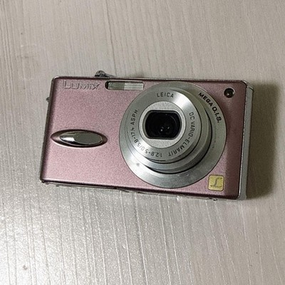 Rare Panasonic LUMIX DMC-FX8 Pink Compact Digital Camera with