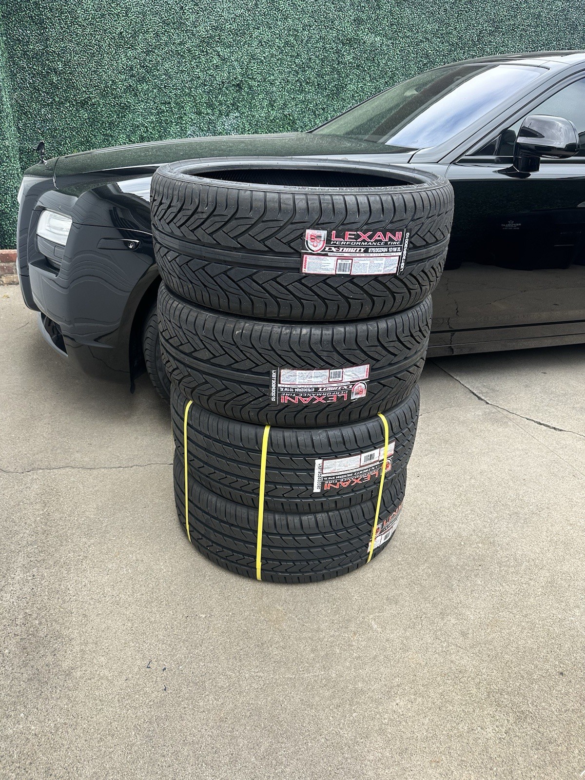 24” Wheels and  Tires For Rolls Royce Ghost. RR Floating Cap / Tire Sensors incl