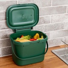 Image of Addis Kitchen Compost Caddy/Food Recycling Waste Compost Caddy Bin - 4.5 Litre