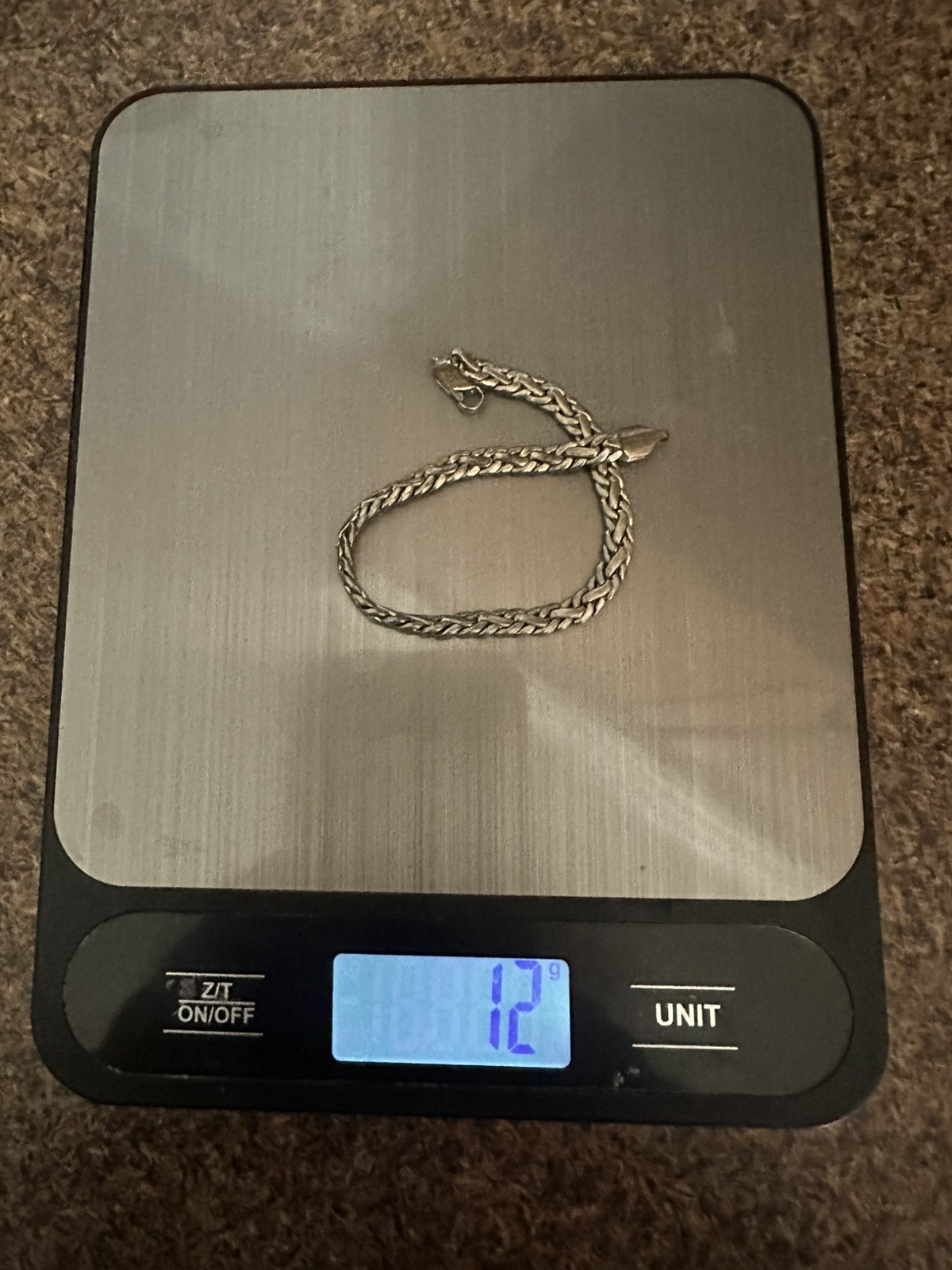 Authentic 925 Solid Sterling Silver Rope Chain Br… - image 5