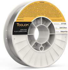 Flux Core Gasless MIG Wire E71T-GS .035" Diameter 10-Pound Spool Flux Core Self-