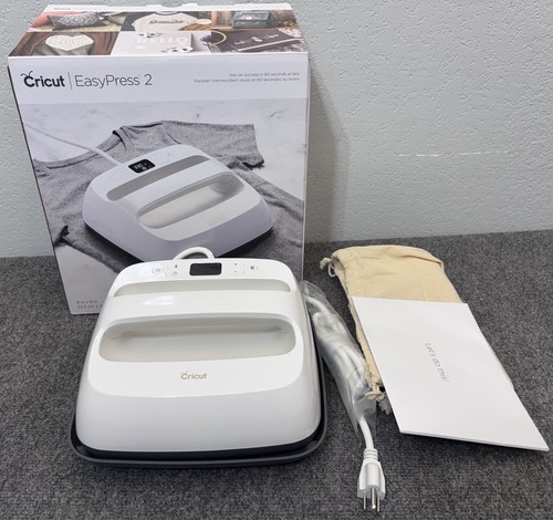 Cricut Easypress 2 Heat Press Machine (9" x 9") - Daybreak White