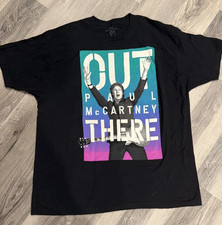 Paul McCartney Out There Tour 2014 Black Concert T Shirt Men's size 2XL